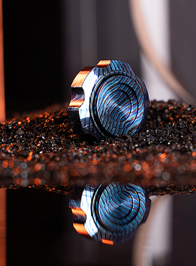 逍遥浮世｜MINI齿轮指尖陀螺经典款CNC钛合金办公室男孩减压玩具