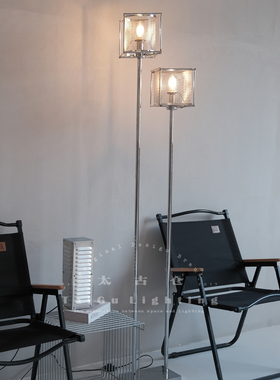 太古仓TaiGu原创设计包豪斯工业风咖啡厅网格艺术氛围灯落地灯