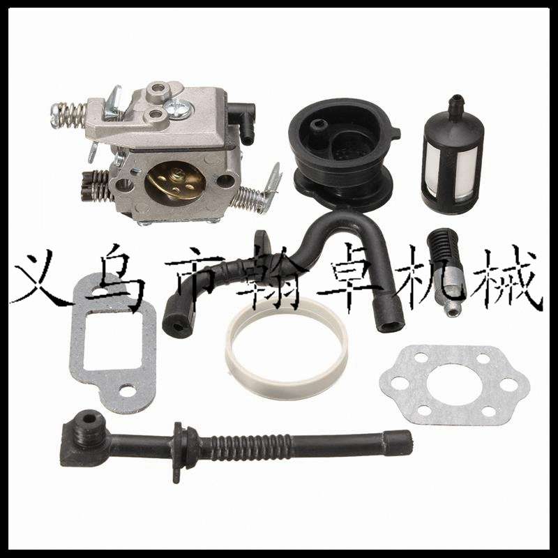 MS170 180 017 018 化油器 油管 油滤 进气弯管 纸垫 油锯
