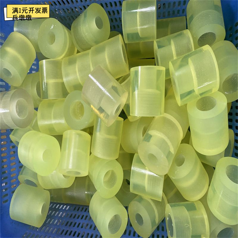 优力胶压块 聚氨酯PU限位耐磨橡胶垫柱减震缓冲块牛筋防撞胶头