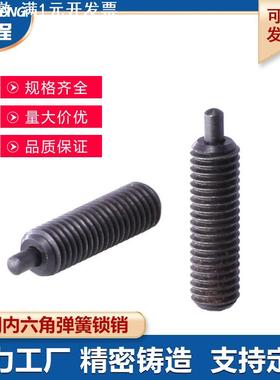 德标弹簧柱塞GN616系列弹簧销顶丝定位柱弹性销钉 弹簧柱塞