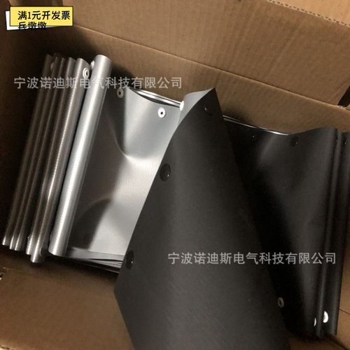 PVC扣式结束带黑+灰双色阻燃HPC按扣套管纽扣式线缆保护套裹线布