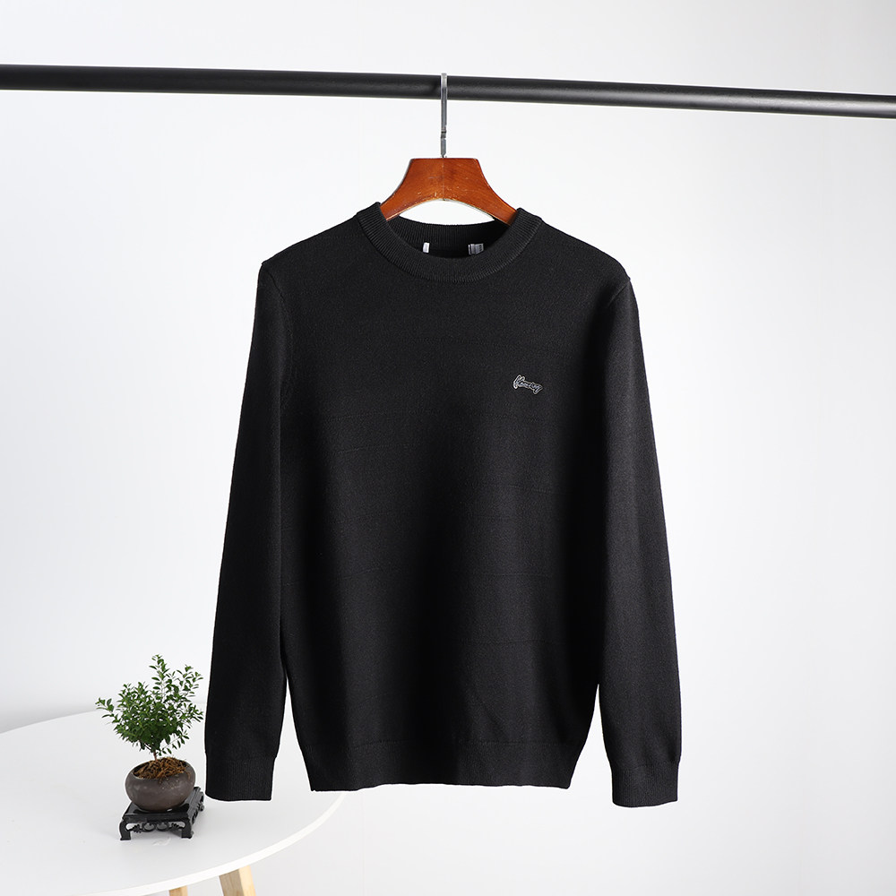 高密高支！秋冬款男士纯色百搭圆领打底暗纹肌理针织衫毛衣上衣潮,男装,针织衫/毛衣,淘宝优惠券,粉丝福利购,淘宝优惠卷