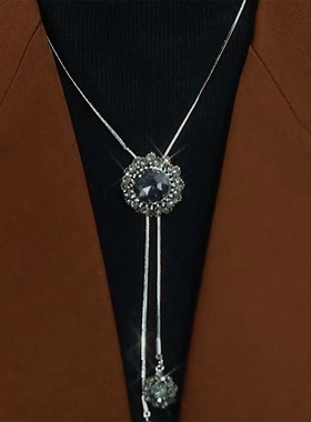 秋冬季项链高级感配饰毛衣链