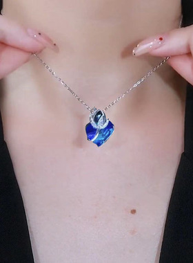 气质百搭钛钢玫瑰花锁骨链