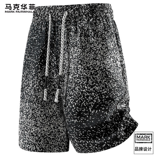 马克华菲满天星男宽松休闲短裤