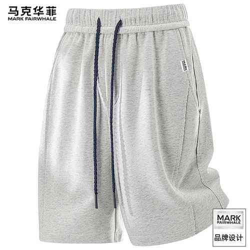马克华菲潮牌拼接短裤男夏季