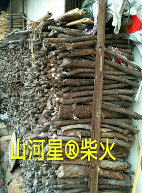 干柴烈火硬杂木户外露营野炊柴火篝火柴铁锅炖土灶野餐原木闽三明