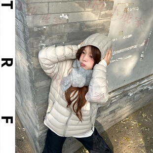 2026新款冬季排骨羽绒棉服女轻薄韩系显瘦短款高级感棉袄情侣外套