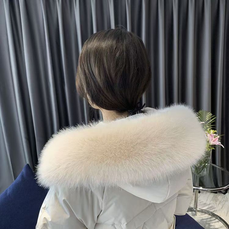 女士冬季羽绒服派克服大毛领单卖
