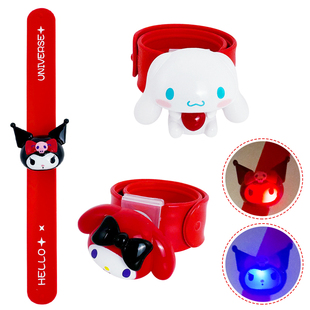 玉桂狗美乐蒂库洛米啪啪圈儿童手环拍拍宝宝发光玩具女男童幼儿园