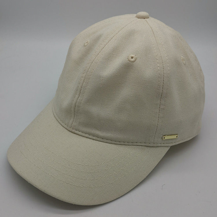 原单尾货薄型光版棉麻可调节棒球帽时尚百搭洋气户外休闲鸭舌帽