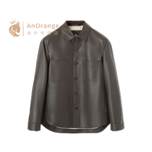 Loro piana/诺悠翩雅LP男装皮衣外套粒面小牛皮夹克25春夏新款