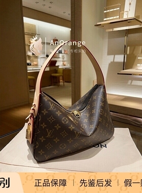 路易威登LV女包Slouchy PM棕色老花小号腋下包手提单肩包M11952