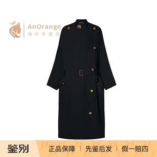 领侧扣长款 Louis 水洗尼龙韩式 路易威登LV女装 风衣1AAXHB Vuitton
