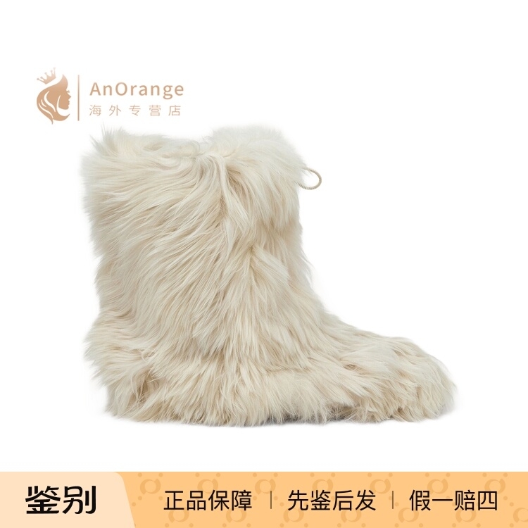 LP/诺悠翩雅羊绒保暖抽绳雪地靴