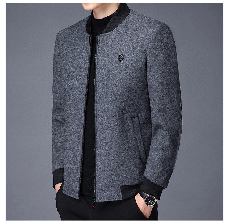 广州十三行沙河高端品牌男装羊毛呢子外套杭州四季青夹克外贸捡漏