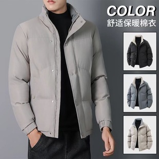 广州十三行沙河高端欧货男装羽绒服白冬季嘉兴九江杭州四季青棉衣