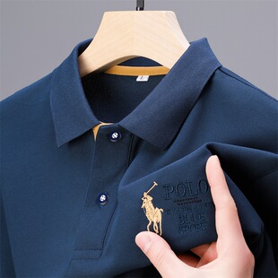 专柜奢侈品牌捡漏男装2024夏季新款polo衫商务短袖t恤广州十三行
