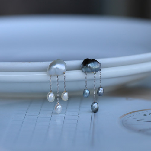 海水珍珠天然耳钉海角七号珠宝