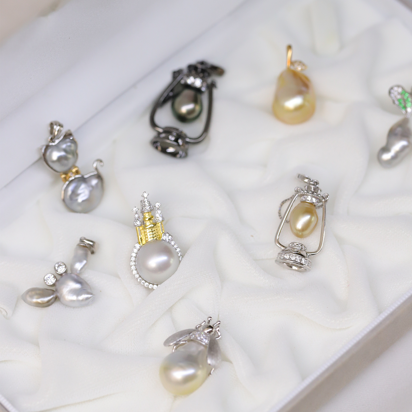 【趣味珍珠】天然海水珍珠巴洛克克旭吊坠煤油灯天空之城小蜜蜂,珠宝/钻石/翡翠,颈饰,淘宝优惠券,粉丝福利购,淘宝优惠卷