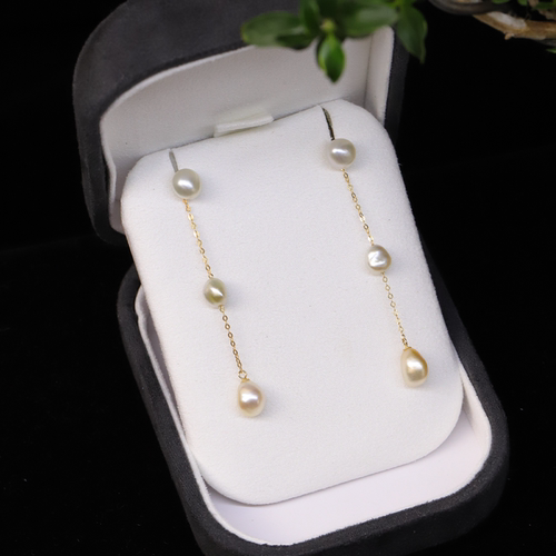 双用款keshi耳线18K金可拆卸