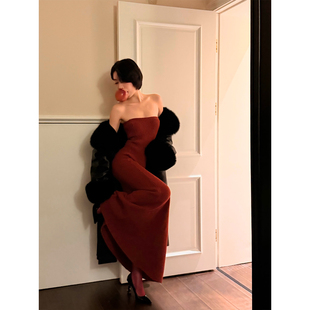 法式高级感重工外套上衣抹胸裙套装