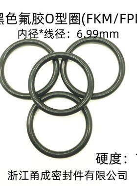 黑色氟胶O型密封圈 美标AS568-(400-475)*线径6.99mm耐高温耐腐蚀