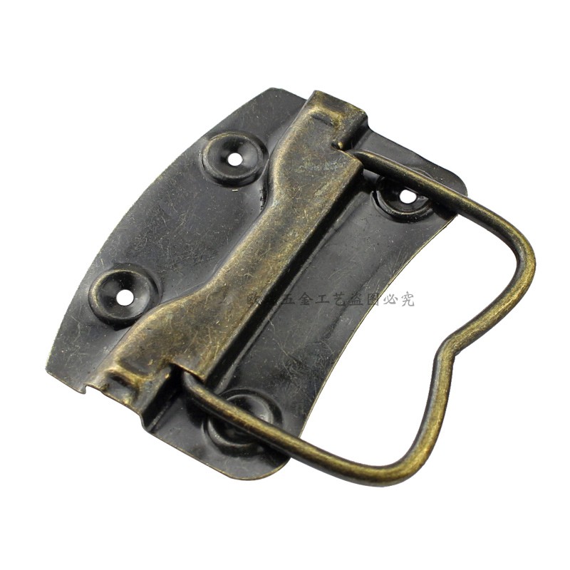 樟木箱扁把手提手木箱侧拉手面板拉手铁皮拉手铝箱拉手大号