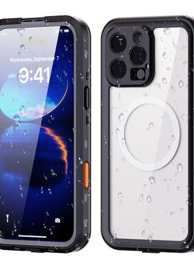 Waterproof Case REDPEPPER红辣椒适用苹果16 Pro Max防水手机壳iPhone16pro游泳漂流水下拍照全包防摔防尘17