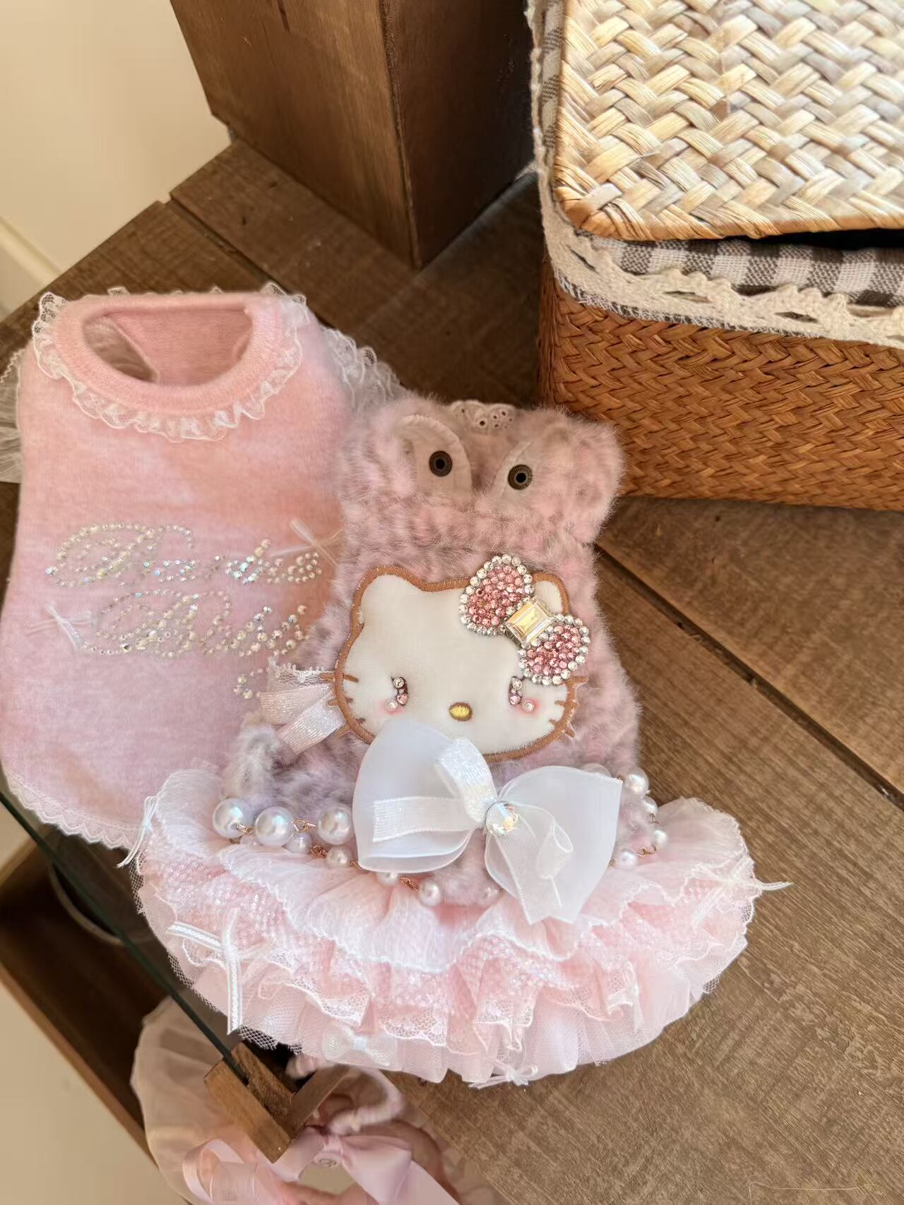 现货Barbie.Bobby甜甜喵宠物裙子狗狗衣服秋冬套装背带马尔济斯