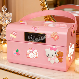 存钱罐2025新款只进不出女孩带锁储蓄罐密码收纳盒男孩保险箱儿童