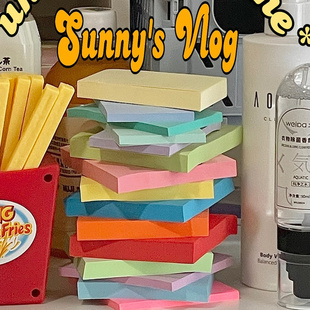 3M狠贴N次贴记事纸便利贴本便签便条纸告示贴便签本学生办公家用