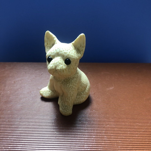 龙血金丝竹实心竹文玩把件摆件十二生肖创意可爱小狗雕刻公仔摆件