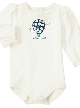 美国正品 Gymboree金宝贝 水手宝贝 女童热气球包屁衣 现货12-18M
