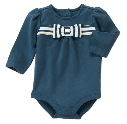 金宝贝美国条纹包屁衣