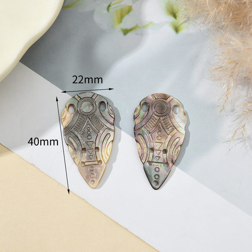 天然22x40mm水滴形手工diy自制手链项链耳环饰品配件
