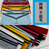 脚服装 纯棉针织条纹罗纹春夏弹力成人儿童T恤领口袖 口裤 收口面料