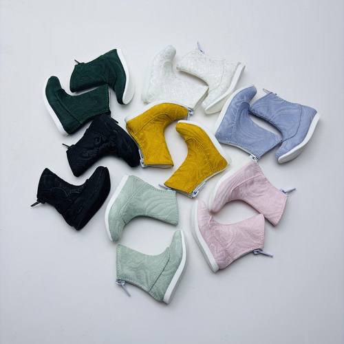 bjd4分娃鞋龙魂am77 dz75壮叔id75古风靴古装鞋