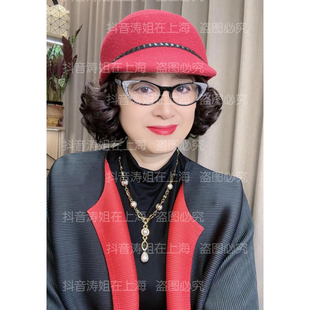 秋冬复古马术帽优雅百搭显脸小名媛小礼帽英伦风鸭舌帽百搭贝雷帽