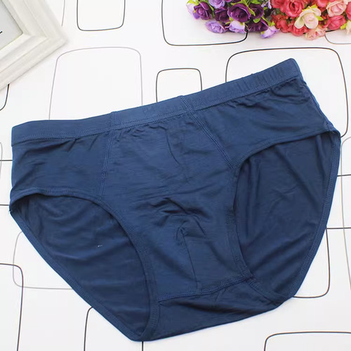 男士内裤三角裤纯棉中腰U凸运动短裤头内裤衩透气大码 轩帝曼