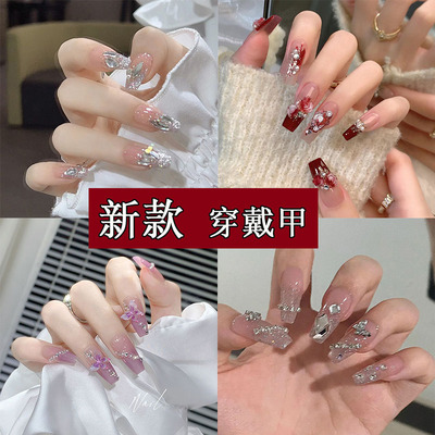 纯欲风秋冬新款美甲穿戴甲