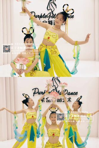 踩莲舞演出服紫金舞蹈莲花灯荷花灯宫灯舞道具灼灼千姿敦煌舞一梦