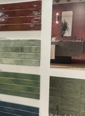 意大利进口IMOLA蜜蜂瓷砖COLORS彩条J92079/J92073规格4.8*45