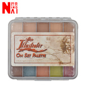 假皮上色老人妆 Illustrator ppi酒精油彩浅肤色小盘PPI Skin