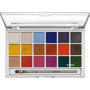KRYOLAN德国面具歌剧魅影18色珠光眼影SHIMMERING VISION PALETTE