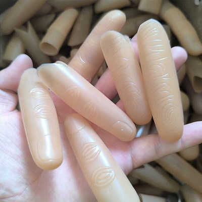 升级加厚仿真硅胶长指套保护