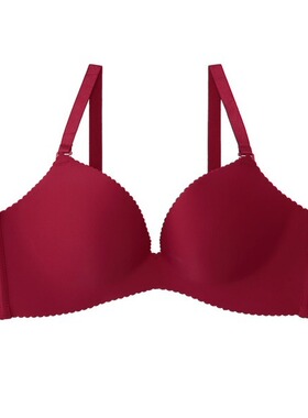 70C现货经典之作人气aimerfeel纯色超盛有钢圈上薄下厚聚拢文胸