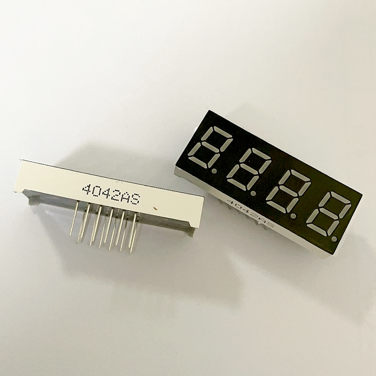 4英寸 4位数码管 四位红色 4041ah/bh 共阴/共阳 4042as/bs