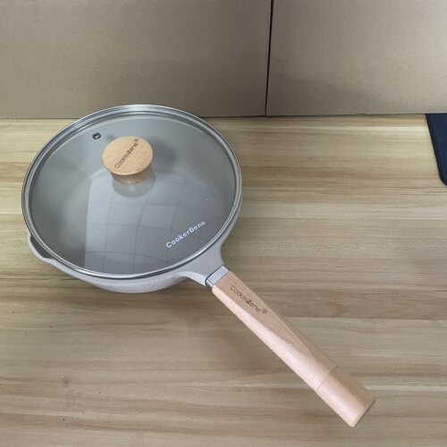 麦饭石不沾锅清仓外贸尾单